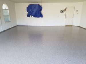 trophy club epoxy polyaspartic garage floor coating